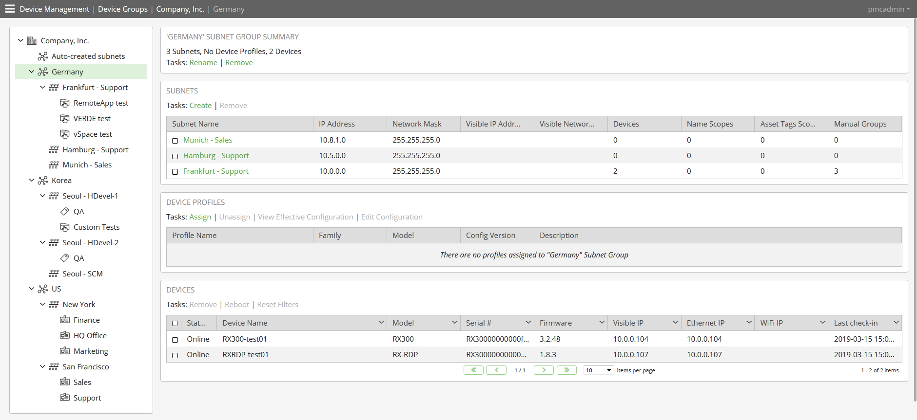 Subnet group