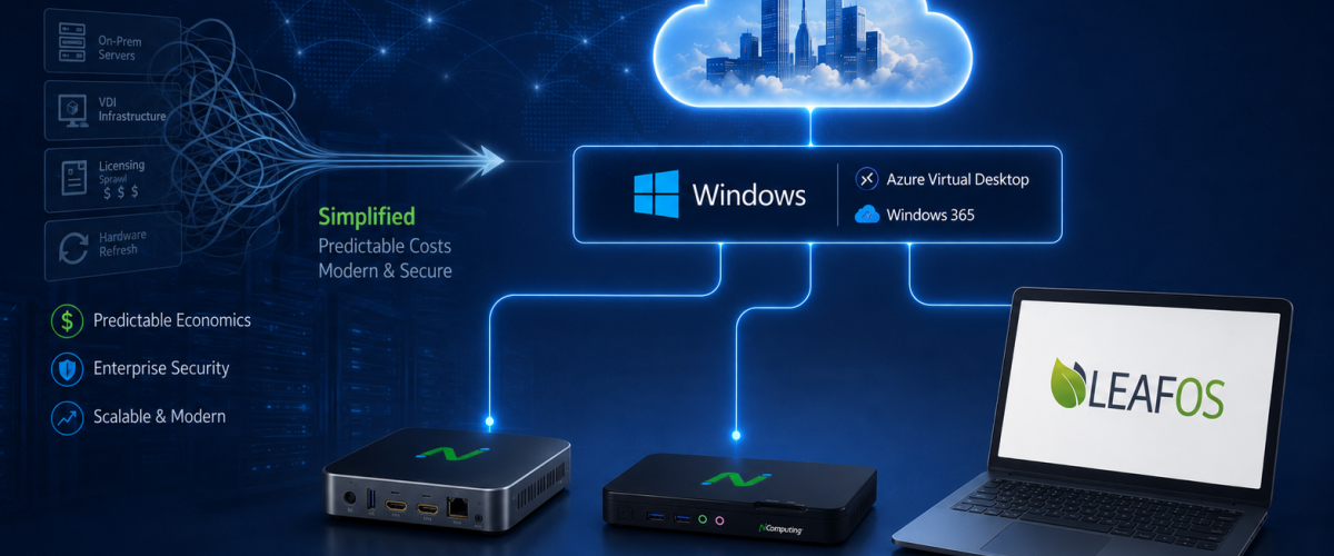 NComputing is perfect for Microsoft AVD and Windows 365 NComputing is perfect for Microsoft AVD and Windows 365