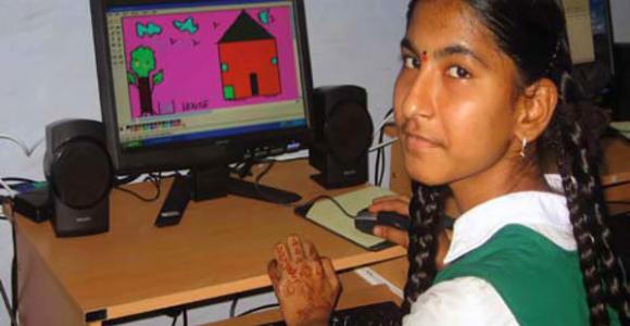 Students can now use computers for classwork in the school’s computer lab.