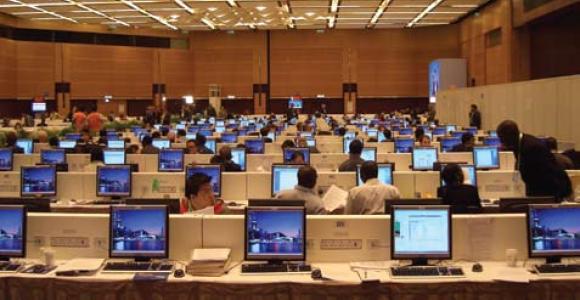 World Trade Organization press center powered by NComputing.