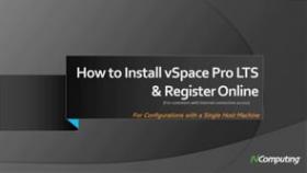 vSpace Pro LTS Install Guide